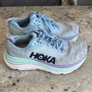 Women’s Hoka Graviota 5 size 8B sky blue and lavender
